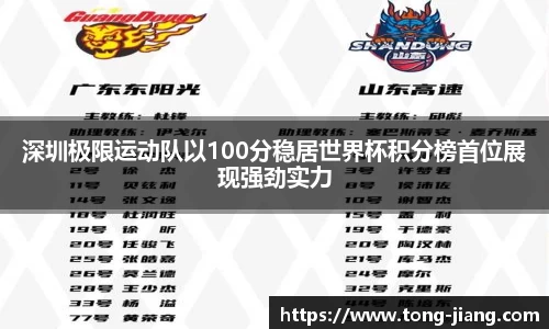 深圳极限运动队以100分稳居世界杯积分榜首位展现强劲实力