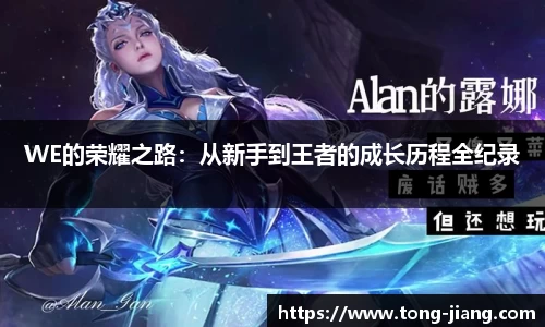 WE的荣耀之路：从新手到王者的成长历程全纪录