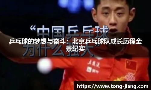 乒乓球的梦想与奋斗：北京乒乓球队成长历程全景纪实